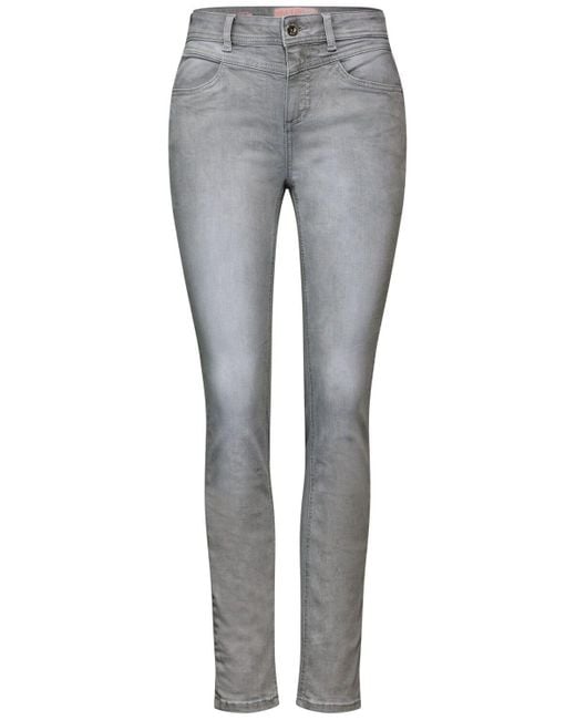 Street One Gray Regular-fit-Jeans Style QR York.hw.grey