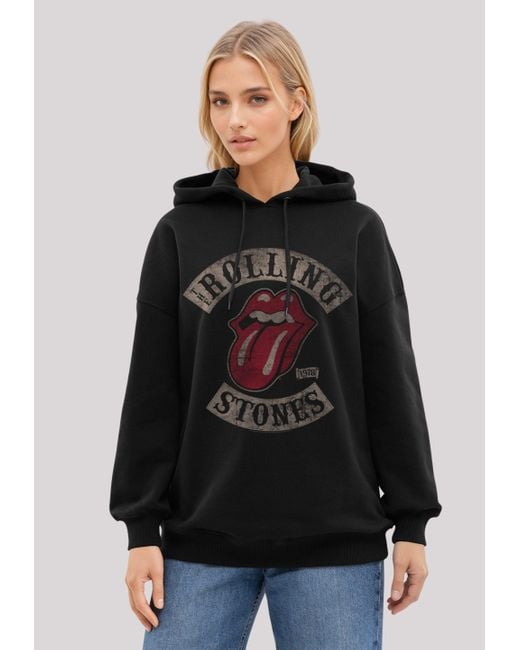 F4NT4STIC Black Kapuzenpullover The Rolling Stones Tour '78 Premium Qualität Streetwear