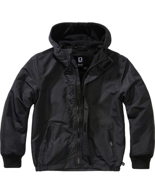 BRANDIT Funktionsjacke Kids Frontzip Windbreaker in Black für Herren