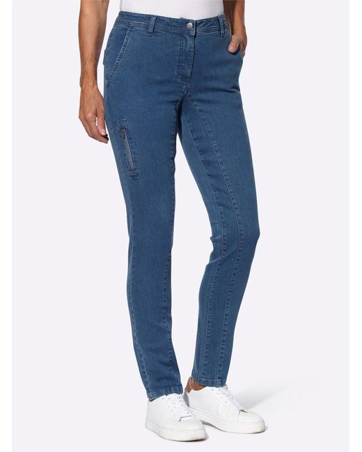 Sieh an! Blue Bequeme Jeans