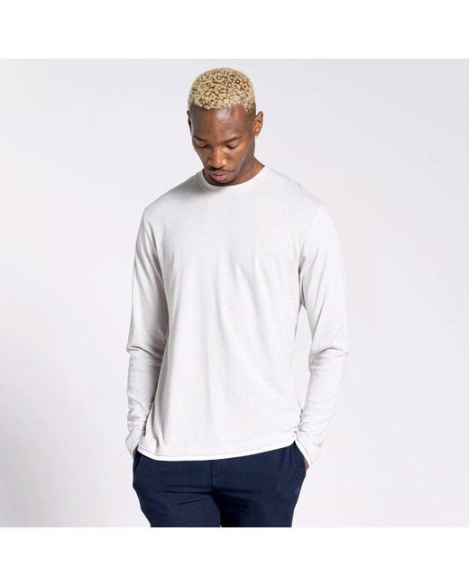 Craghoppers NOSI BOTANICAL Coulter - Langarmshirt, hellgrau in Gray für Herren