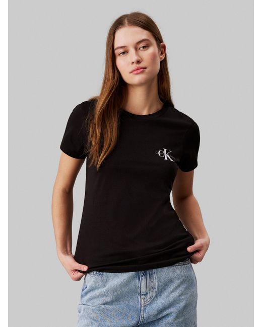 Calvin Klein Black Rundhalsshirt