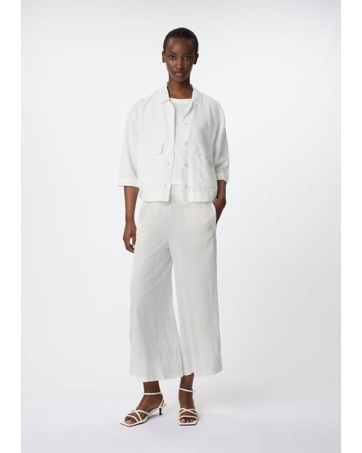 comma casual identity White Blusentop Bluse