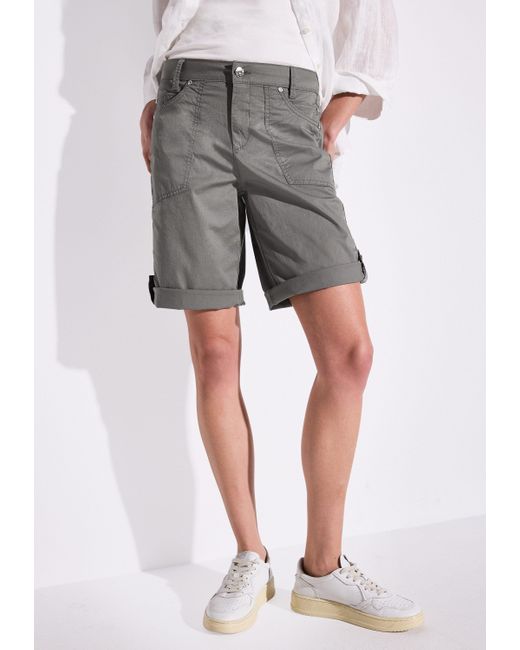 Street One Gray Bermudas Style Yulius mit Turn-Up
