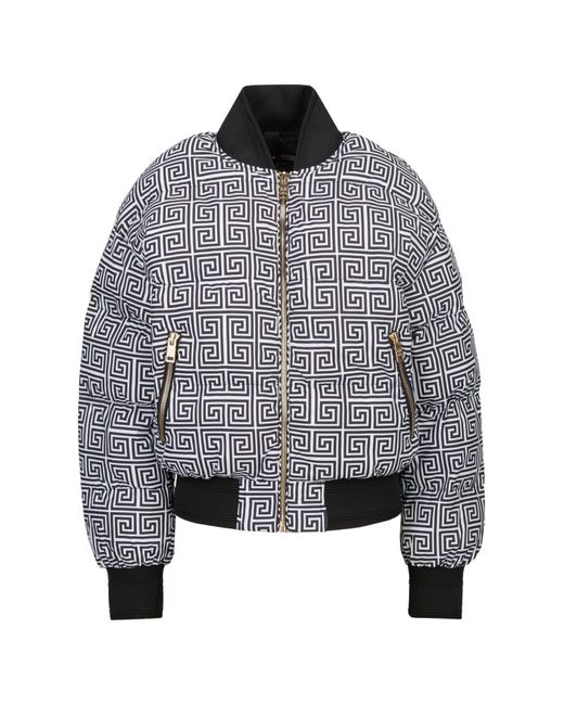19V69 Italia by Versace Gray Winterjacke LORETTA Steppjacke