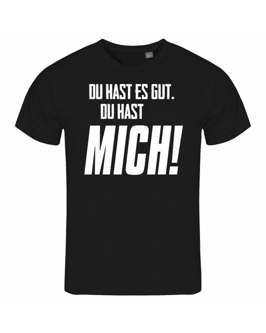 deinshirt Print- T-Shirt es gut du hast mich Funshirt mit Motiv in Black für Herren