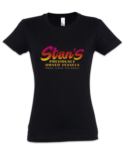 Urban Backwoods Black Print- Stan's T-Shirt The Game Secret Carribean Of Monkey Nerd Island