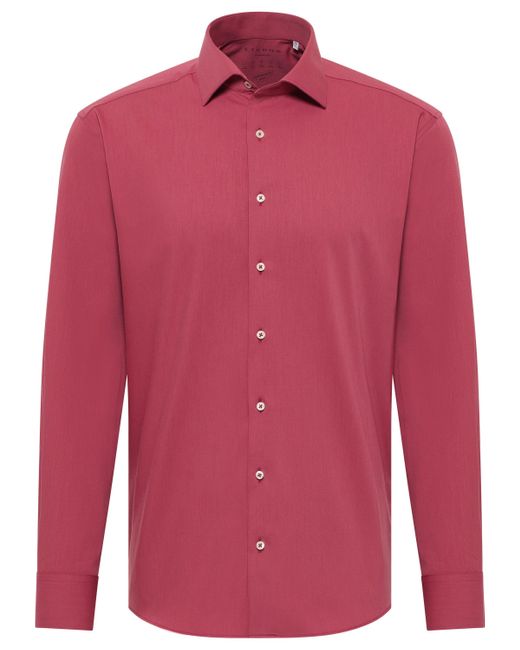 Eterna Langarmhemd MODERN FIT NON IRON (bügelfrei) in Red für Herren