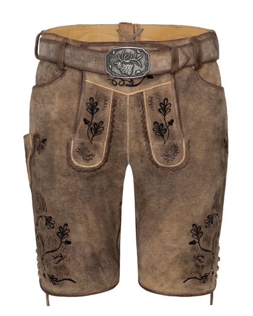 Spieth & Wensky Shorts Archibald (1-tlg) mit Schnürung auf den Beinen in Blue für Herren