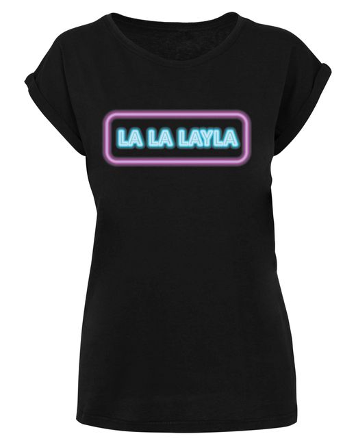 in LA Merchcode LAYLA T-Shirt Lyst (1-tlg) Schwarz Ladies DE |