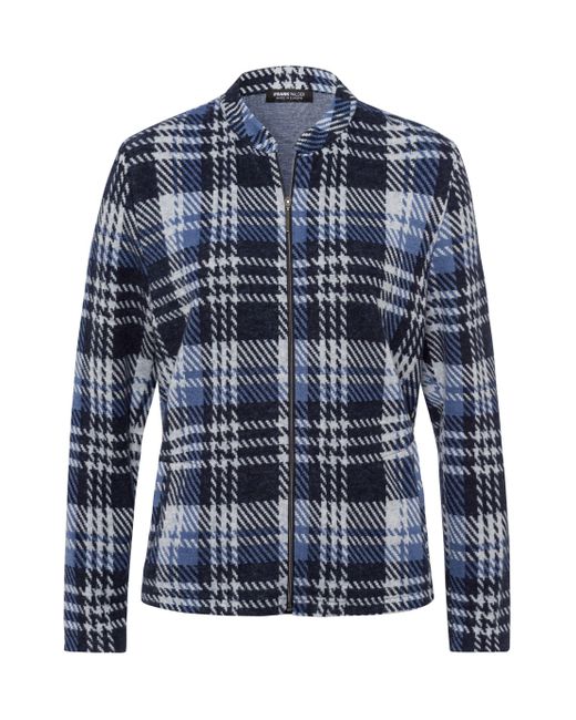 FRANK WALDER Blue Strickjacke