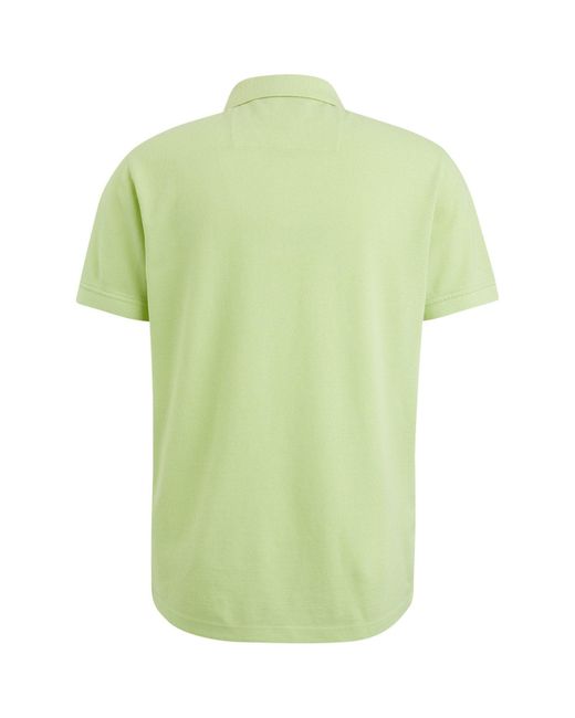 PME LEGEND Poloshirt Short sleeve polo Pique garment dy in Green für Herren