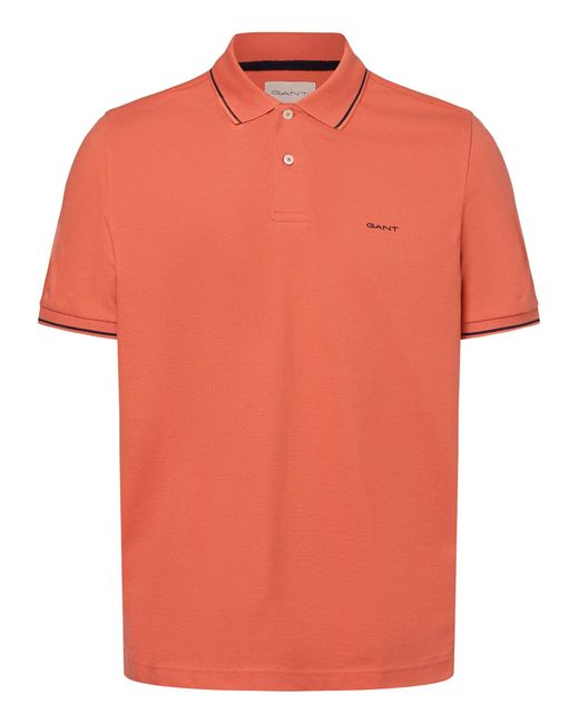 Gant Poloshirt in Orange für Herren