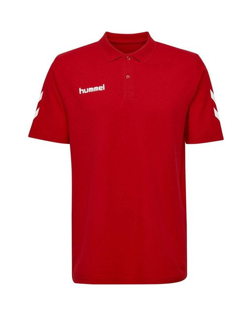 Hummel Poloshirt Go Cotton Polo in Red für Herren