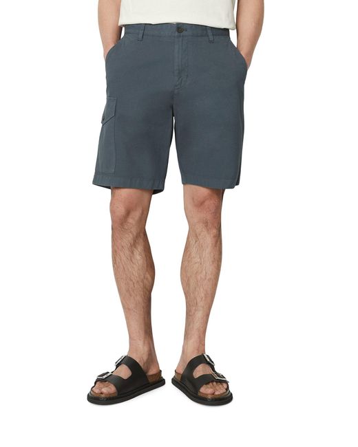 Marc O' Polo Shorts aus Organic-Cotton-Stretch in Blue für Herren