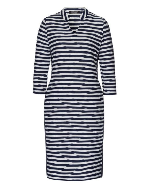 FRANK WALDER Blue Abendkleid