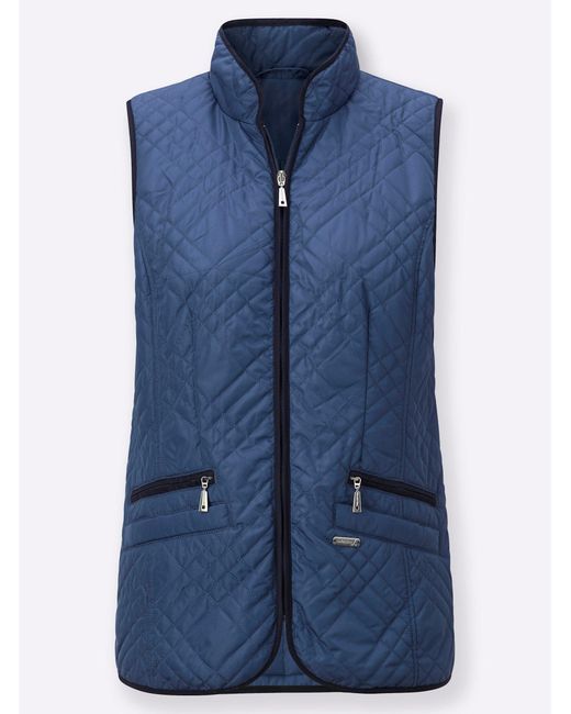 WITT Blue Jerseyweste Steppweste