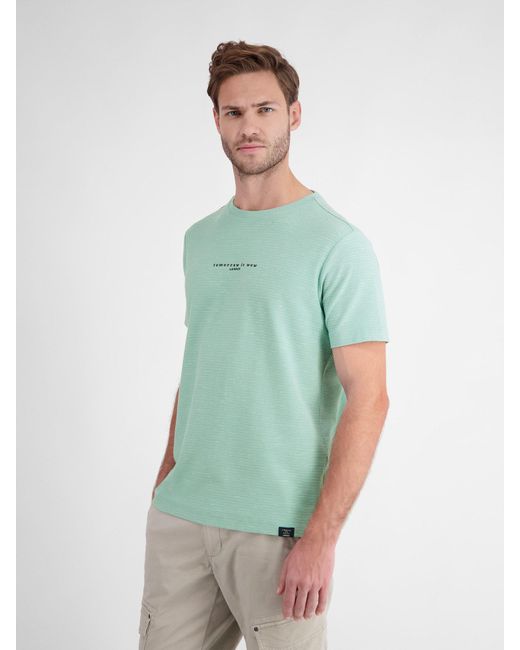 Lerros Lässiges Rundhals-T-Shirt in Green für Herren