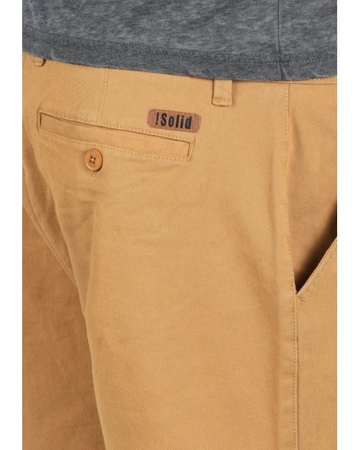 Solid Chinoshorts SDLamego kurze Hose mit knöpfbaren Gesäßtaschen in Gray für Herren