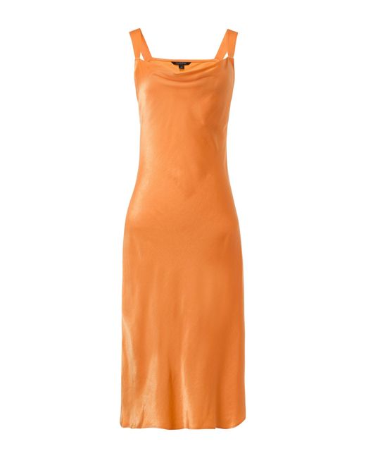 Comma, Orange Blusenkleid Kleid