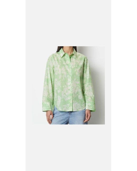 Marc O' Polo Green Blusentop Blouse, casual fit