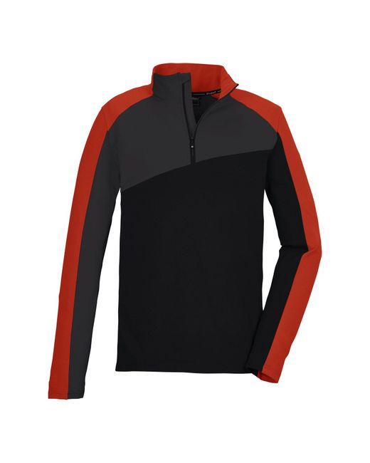 Killtec Longsleeve Powerstretch Shirt KSW 316 MN LS SHRT in Black für Herren