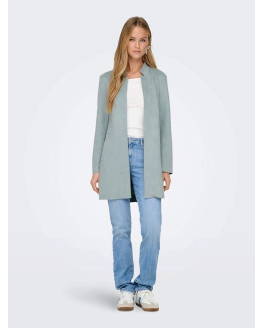 ONLY Blue Kurzmantel ONLSoho (1-tlg) Plain/ohne Details