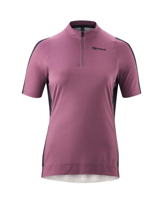 Gonso Purple T-Shirt Bikeshirt Lesima