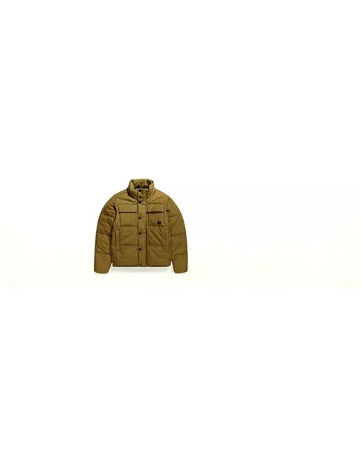G-Star Kurzjacke Raw FOUNDATION PADDED Jacket Jacken, OLIVGRÜN. in Unifarbe in Black für Herren