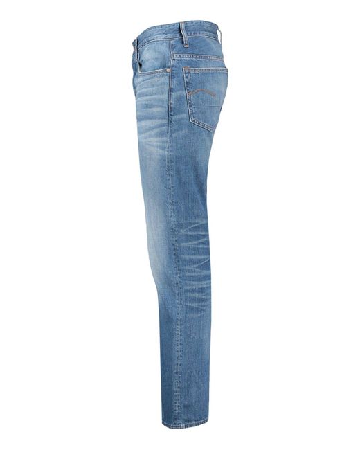 G-Star RAW Jeans "3301 Loose" Fleck Denim Medium Aged in Blau für Herren |  Lyst DE