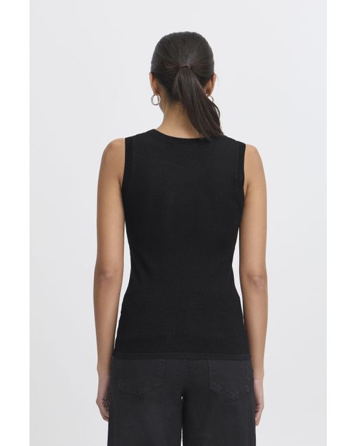 Ichi Black Shirttop IHDELANY Modisches Top