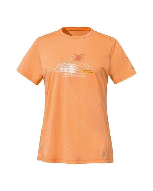 Schoeffel Orange CIRC T Shirt Sulten L