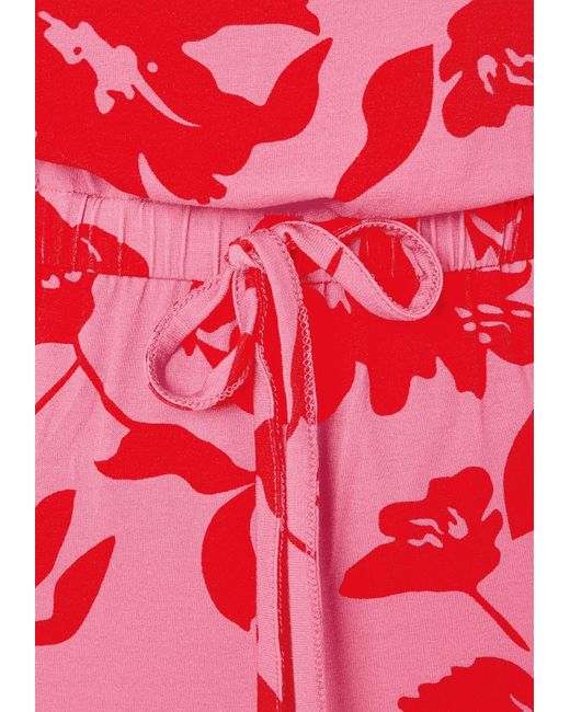Lascana Red Minikleid mit Off-Shoulder Passform
