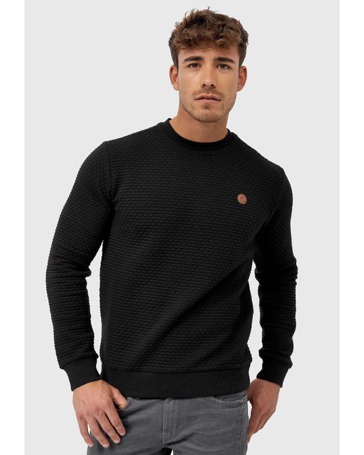 INDICODE Strickpullover Dash in Black für Herren