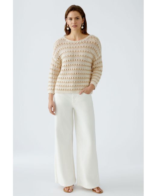 Ouí Natural Rundhalspullover Pullover