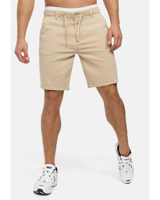 INDICODE Chinoshorts Vino in Natural für Herren
