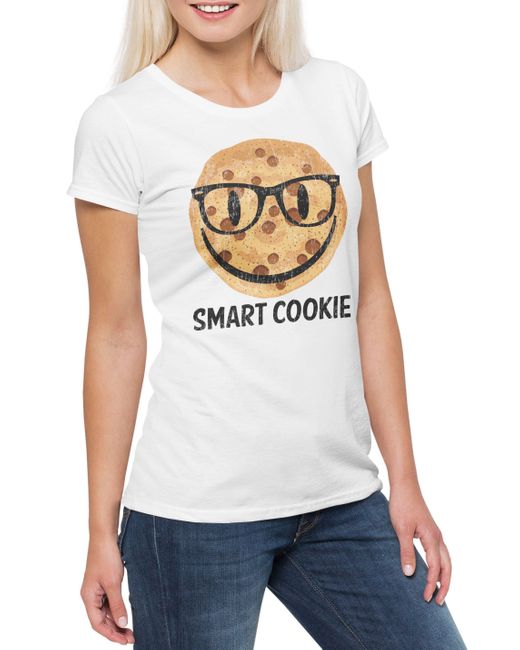 Urban Backwoods White Print-Shirt Smart Cookie T-Shirt Informatiker Programmierer PC Informatik IT