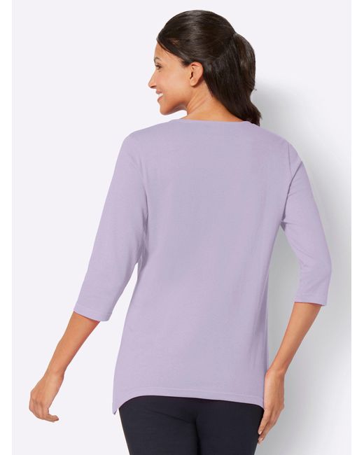 Sieh an! Purple T-Shirt Zipfelshirt