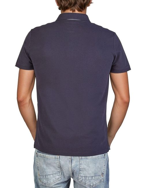Tom Tailor Poloshirt 3er-Set Regular Fit (Vorteilspack, 3-tlg) aus 100% Baumwolle in Blue für Herren