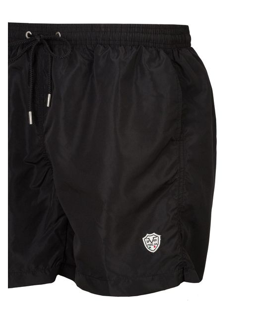 19V69 Italia by Versace Shorts SIRO BASIC in Black für Herren