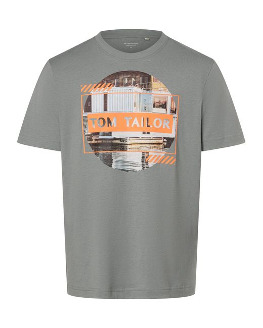 Tom Tailor T-Shirt in Gray für Herren