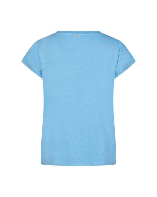 MARC AUREL Blue V-Shirt