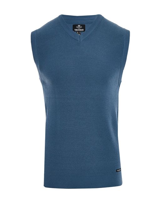 Threadbare Pullunder THBJaylin (1-tlg) im schlichten Design in Blue für Herren