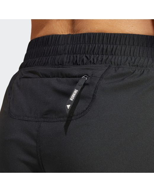 Adidas Black Laufshorts OTR B SHORT (1-tlg)