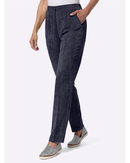Sieh an! Blue Jerseyhose Cordhose Innenbeinlänge ca. 72 cm