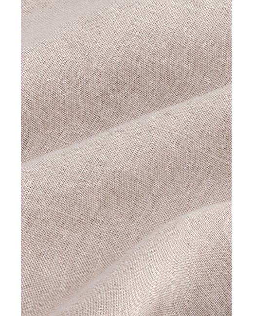 Next Signature Langarmhemd aus 100 % Leinen (1-tlg) in Natural für Herren
