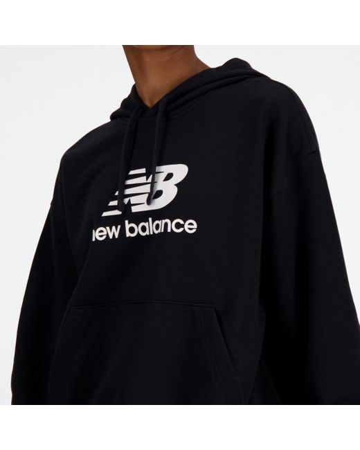 New Balance Black Kapuzensweatshirt WOMENS LIFESTYLE HOOD & SWEAT