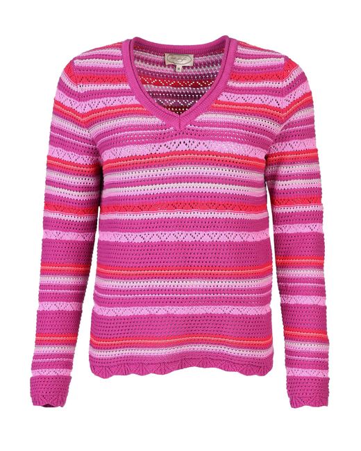 Sorgenfri Sylt Pink Strickpullover Birtha
