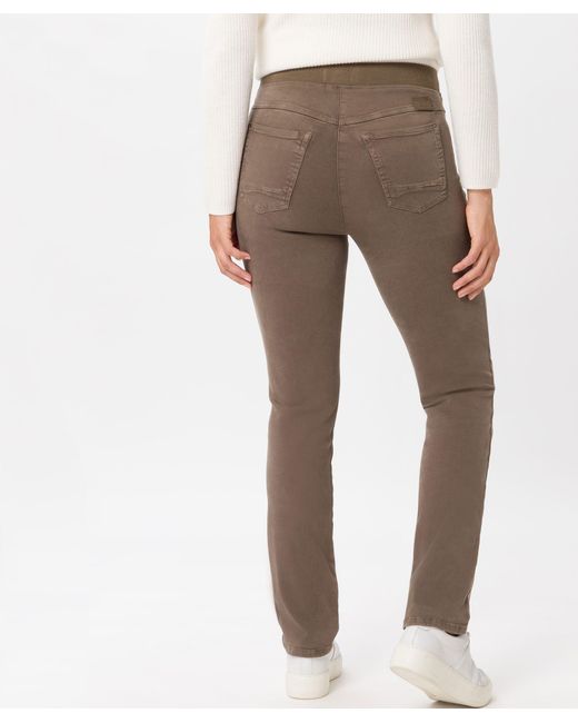 RAPHAELA by BRAX Brown 5-Pocket-Jeans