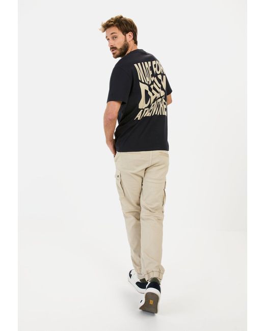 Camel Active Shirt mit Print in Black für Herren